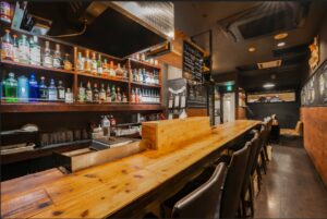 WORLD BURGER 店内カウンター